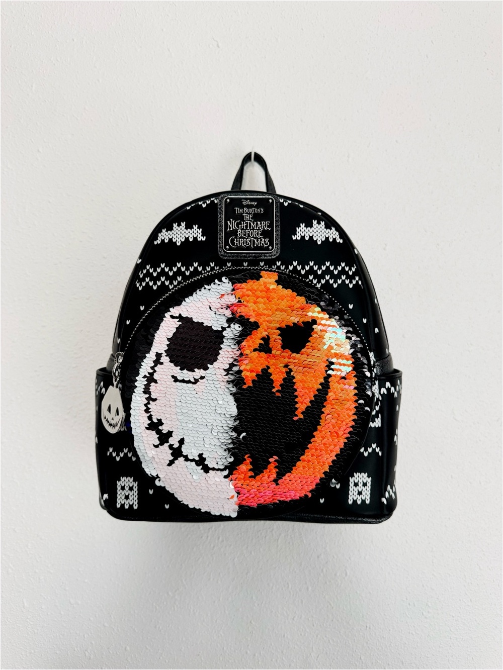 The Nightmare Before Christmas Reversible Sequin mini Backpack